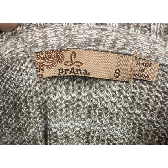 Prana Archer Sweater Dress in Earth Gray Brown Small - Picture 6 of 11